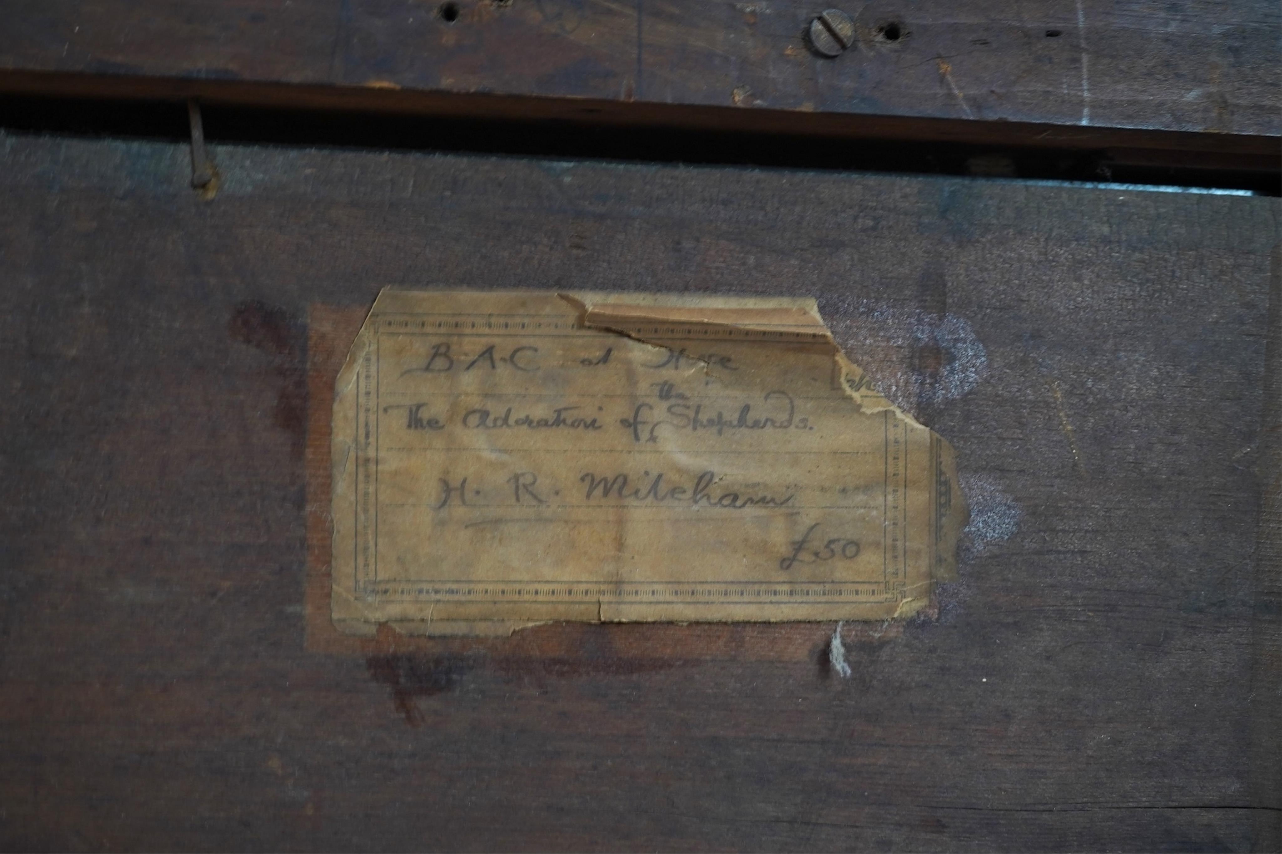 Harry Robert Mileham, (1873-1957), 'The Adoration of the Shepherds'